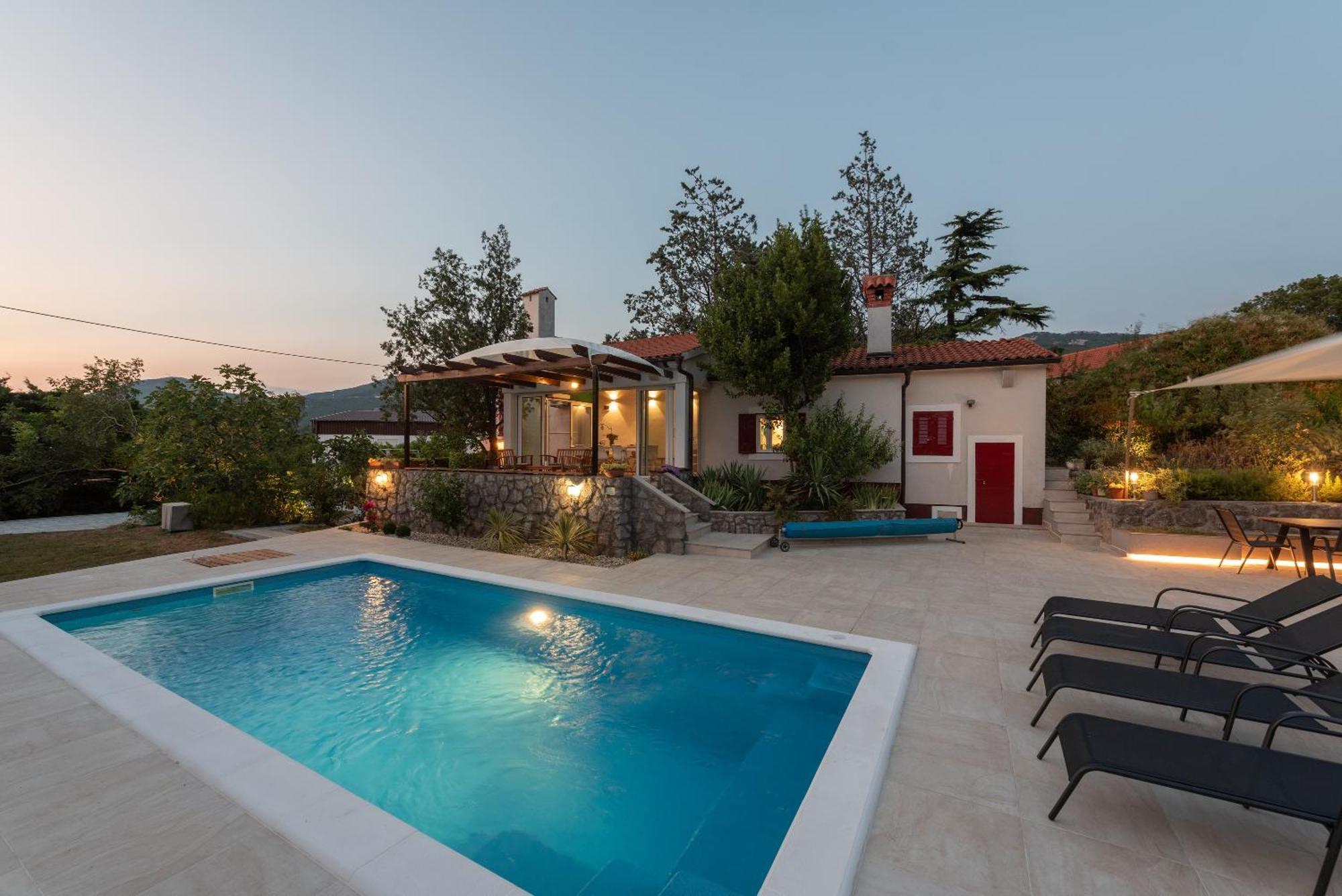 Garden Villa Hreljin Kültér fotó