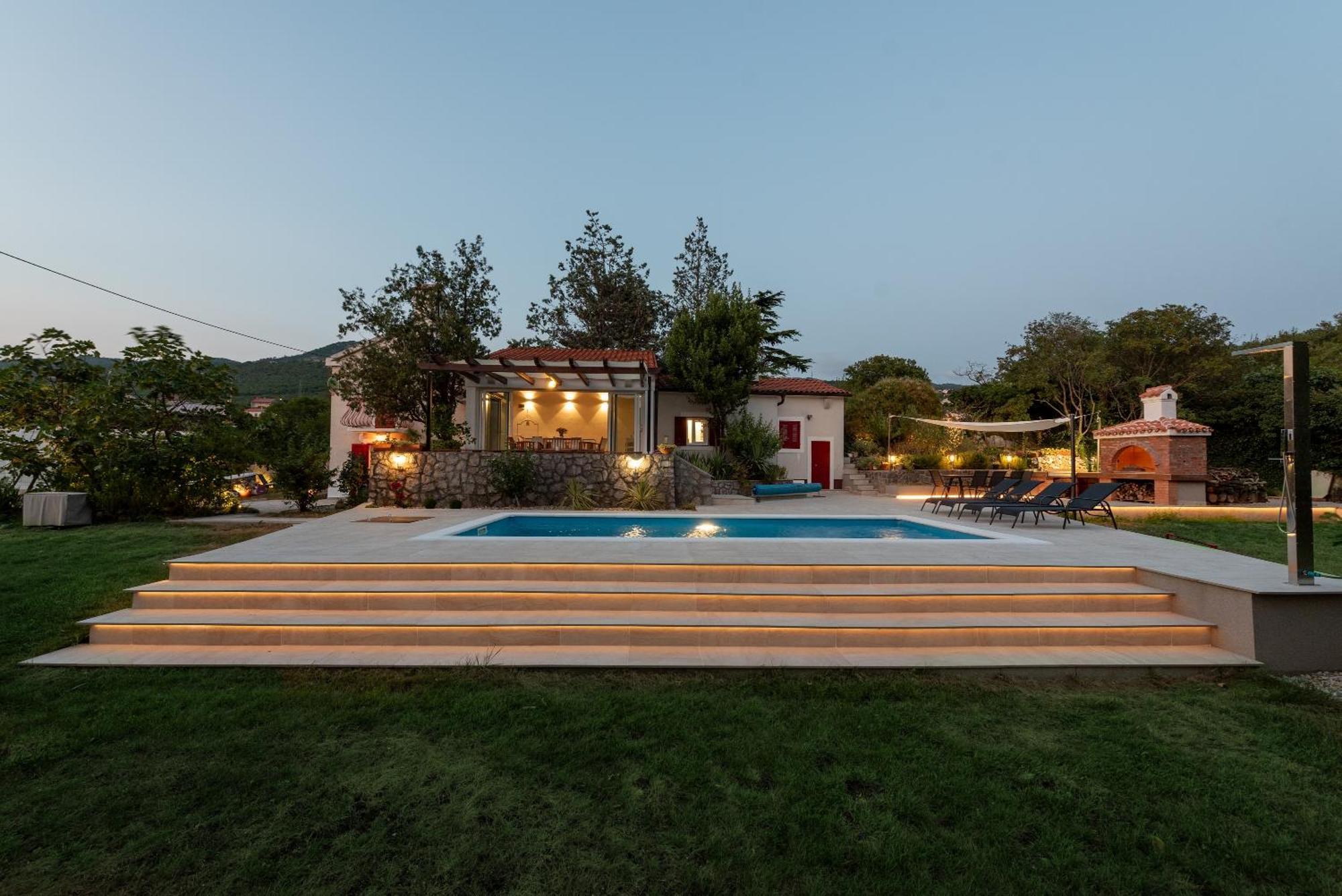 Garden Villa Hreljin Kültér fotó